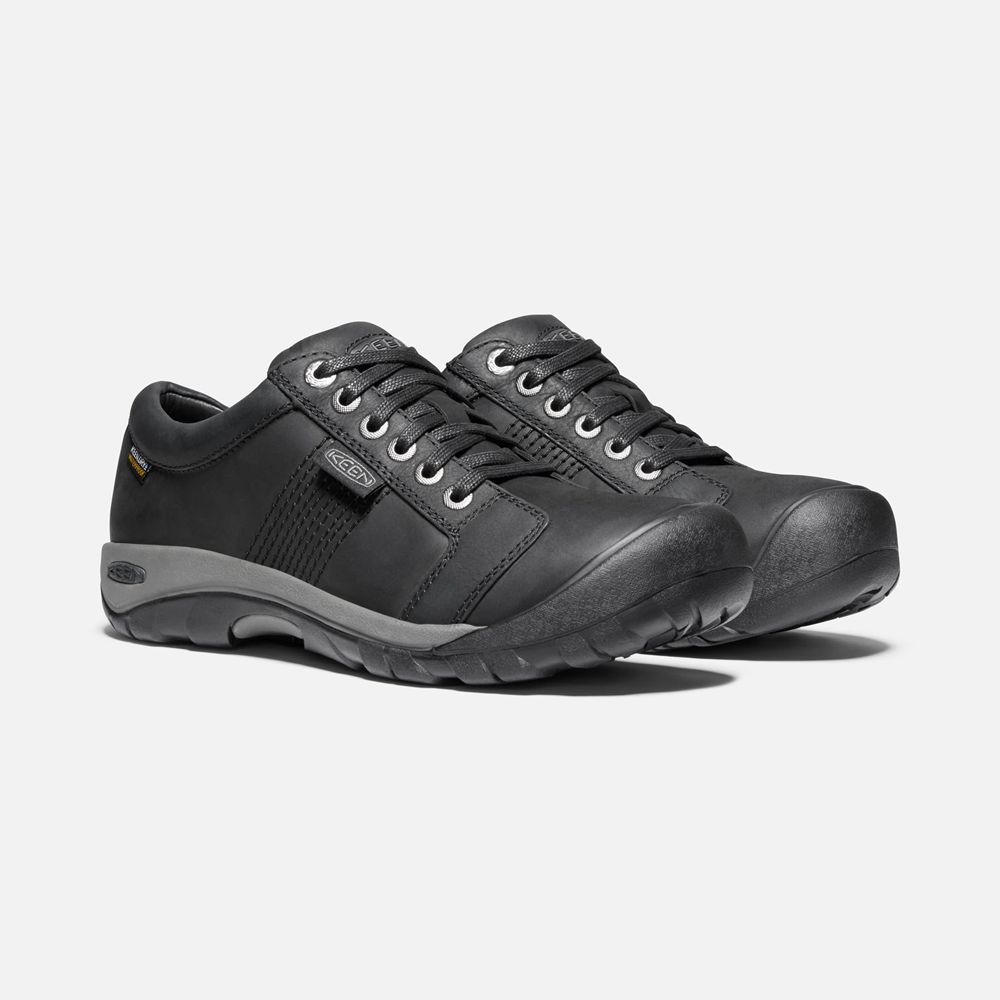Keen Spor Ayakkabı Erkek Siyah - Austin Waterproof - Türkiye XPNA56417
